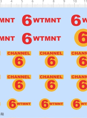 75435 channel  6WTMNT 字唛 比例模型水贴定做打印2310