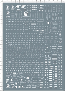 Ver.Ka独角兽报丧女妖最终决战限定版 204 UNICORN 水贴1 B1901