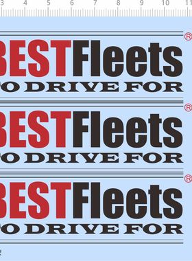71874整版胶 2022 BEST FLEETS TO DRIVE FOR 模型水贴
