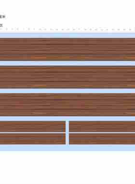 84019 木纹 木地板 定制打印模型水贴可撕膜不干胶独立胶位现货