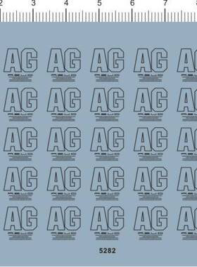 5282 -210#  AG AEUG gd水贴111