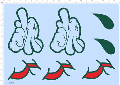 76615整版胶 猴子 手指 模型定制打印2312