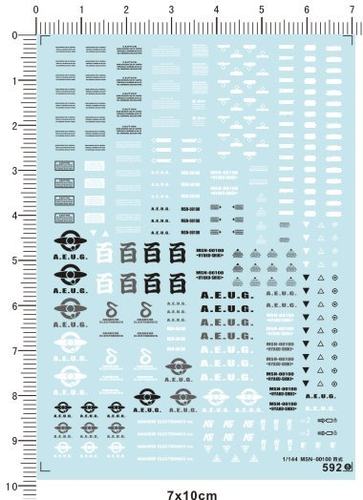 592- HG MSN-00100 DELTA 德尔塔百式 模型gd水贴22