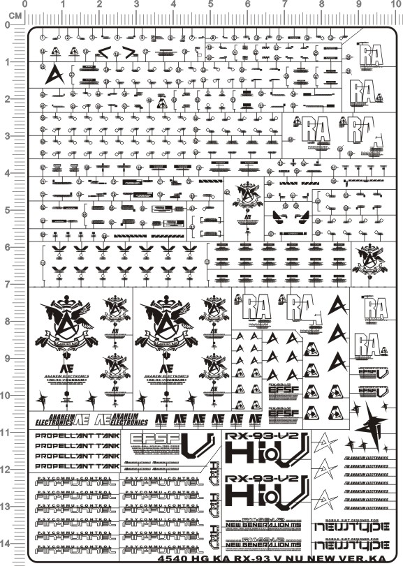 4540-@402 HG RX-93 v nu new Ver.ka KA卡牛gd金属贴