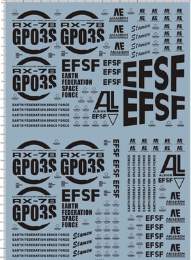 63024-B705 1/35 rx-78 gp03s gd水贴纸11