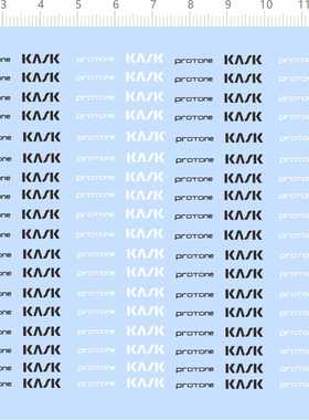 96061整版胶英文名签名铭牌PROTONE KASK娃娃公仔水贴纸模型 A6