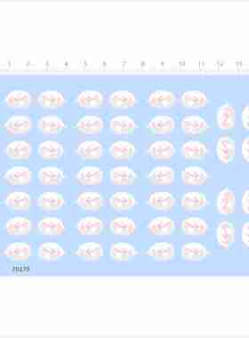 70279 手办模型眼睛SP娃娃盲盒水贴纸可撕膜不干胶独立2404定做