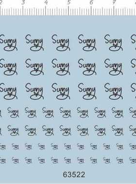 63522-8B02 sunny 水贴