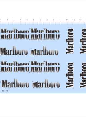 82408万宝路marlboro定制打印模型水贴可撕膜不干胶独立胶位现货