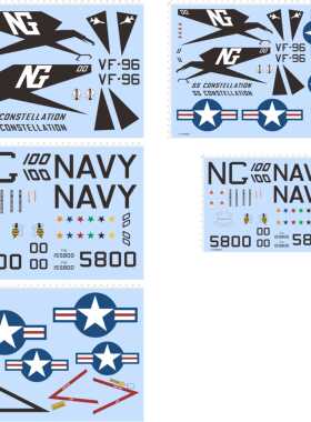 72836 72837 72838 72839 72840 整版胶 F-4J-1 飞机模型水贴现货