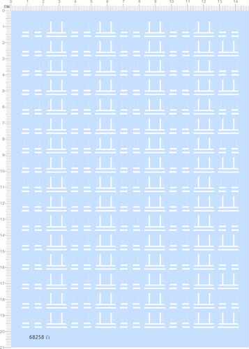 68258整版胶有银黃色背心积木貼发光条反光条警示条环卫工水贴