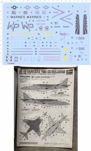 72885整版胶 1/32 AV-8B 飞机水贴