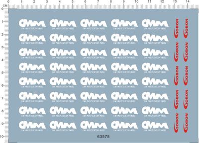 63575-2E15 1比24 CMM gobon 模型车水贴纸