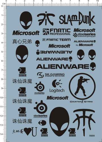5600-A3609 fnatic alienware zowie sk 键盘鼠标水贴