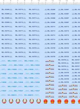 67252整版胶1/87大连沈阳北软卧车RW25T火车模型水贴剪纸水贴纸