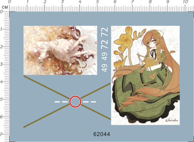 62044-5803 1/700 军舰战舰蔷薇少女痛水贴1