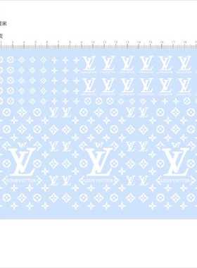 85612印花集车钥匙涂装手办娃娃奢侈模型水贴可撕膜不干胶现货