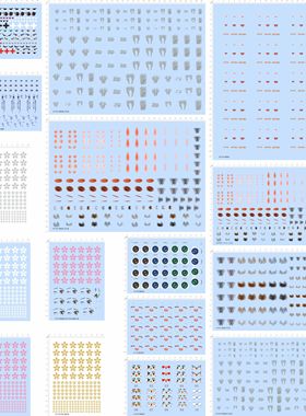 69706恋柱樱花眼睛贴RAIDEN雷纹耻毛SP娃娃火焰小寻SHOGUN适用于