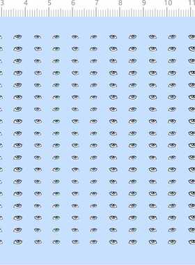 96019整版胶无比例JOJO眼睛手办模型水贴纸水转印娃娃公仔粘土人