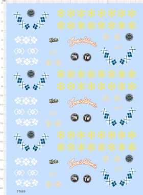 77689整版胶考拉JWCAFE JEENIEWEENIE TW熊模型手办水贴2402