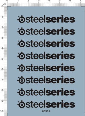 60905-A2106 SteelSeries 键盘鼠标 水贴纸