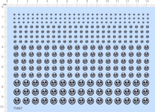 75867整版水贴动漫海贼王海贼旗
