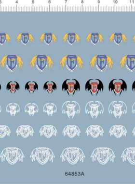 64853A-A4616 1/144 1/100 敢达标志 00F gd水贴1