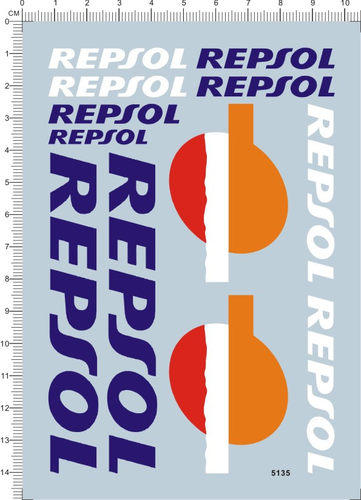 5135-A3108 REPSOL 模型车水贴纸