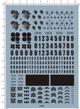 5288-413# MG ZAGU 川口版扎古gd水贴111