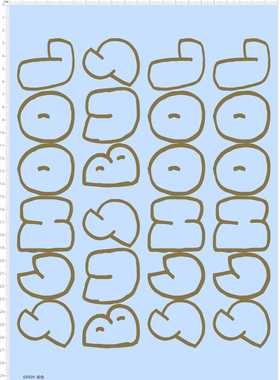 68909整版胶3D打印BUS早上好欢迎乘车LINE ROUTE MAP Karuun巴士