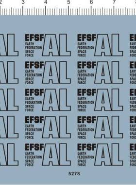 5278-210#  rx-78-3 efsf al gd水贴2