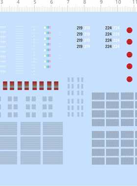 77529公交车排气口 整版胶 条纹 方形 模型车水贴定制打印2402