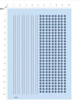 84051 NORTH AMERICA BSAA BJD头雕模型水贴不干胶独立胶位现货