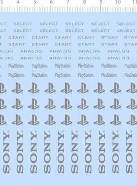 77862整版SONY PLAYSTATION ANALOG START SELECT游戏机水贴2402