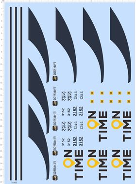 76962整版 如祺出行 POLIC 比例模型车水贴定制打印2312