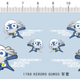 1786 Keroro Gunso Side 军曹水贴敢达水贴纸dororo heicho现货
