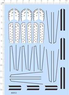 80053整版胶 1/200 JAPAN AIRLINES BOEING 767-300ER 日本航空