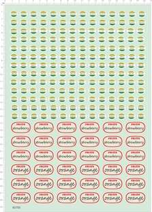 LEMON STRAWBERRY APPLE FRUITS ORANEG水果 BANANA 65705