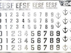 2040  EFSF RB-79K 铁球 金属贴纸 尺寸：93x35mm