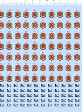 97039整版胶中国香港消防车PACIFIC水贴纸模型车定做订做现货