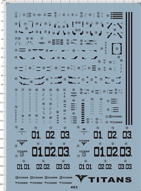 493-A6010 MG RX-178 MK-II 黑兔提坦斯泰坦斯配色gd水贴现货