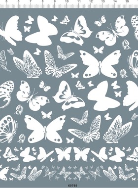 60795-3E12 蝴蝶纹身 水贴