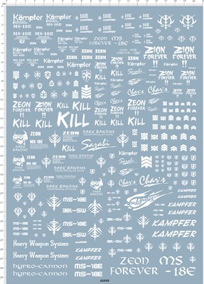 62056    PG MG HG 1/72 MS-18E KAMPFER 京宝梵通用gd水贴 现货