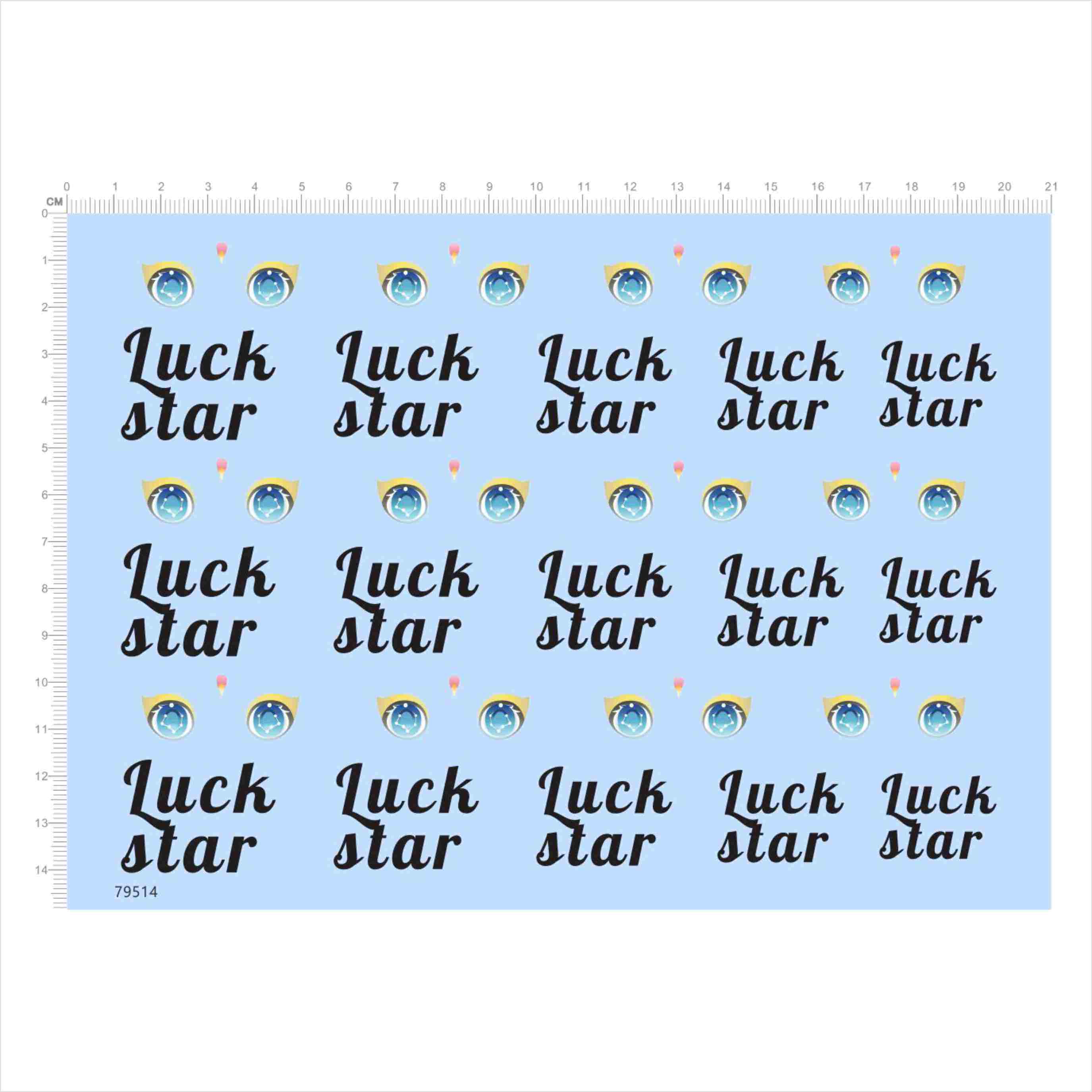 79514 眼睛 Luck star手办模型水贴可撕膜不干胶星座定制打印2403,3C数码配件,手机贴纸,淘宝优惠券,粉丝福利购,淘宝优惠卷