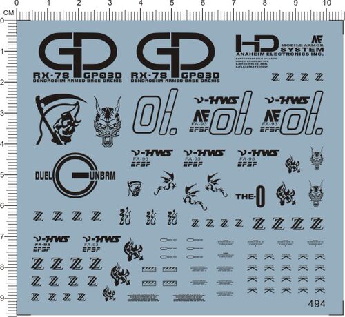 494-10E06 gp03d GP03S FA-93 铁奥 zz gd水贴现货