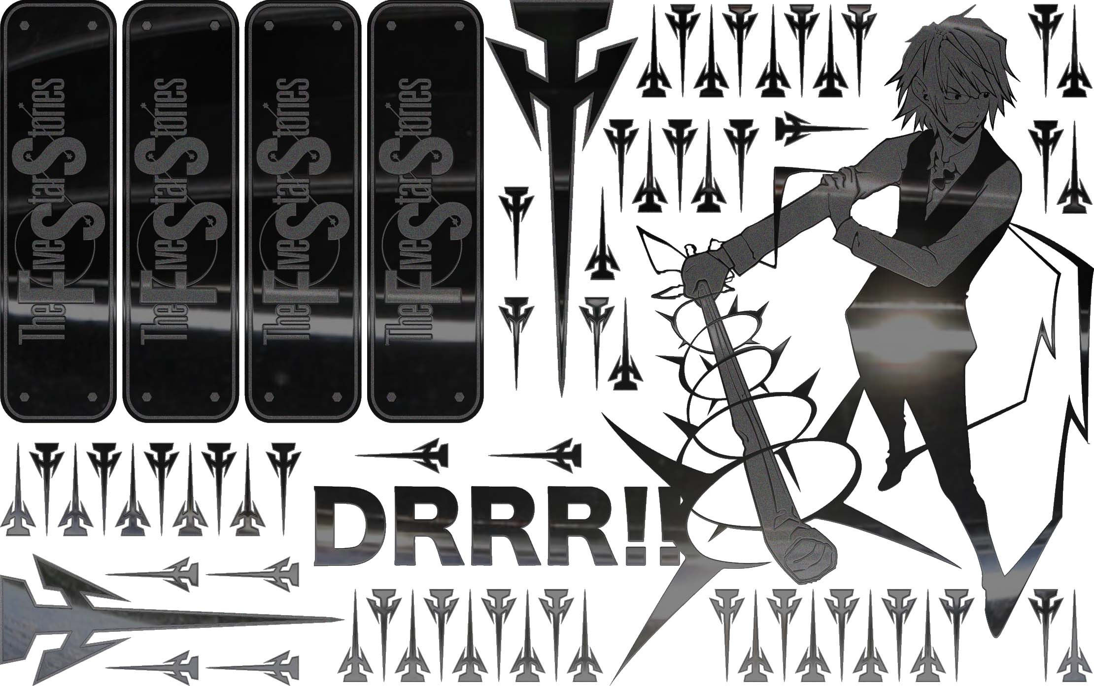 2595-@715 五星物语 the five star stories 金属贴