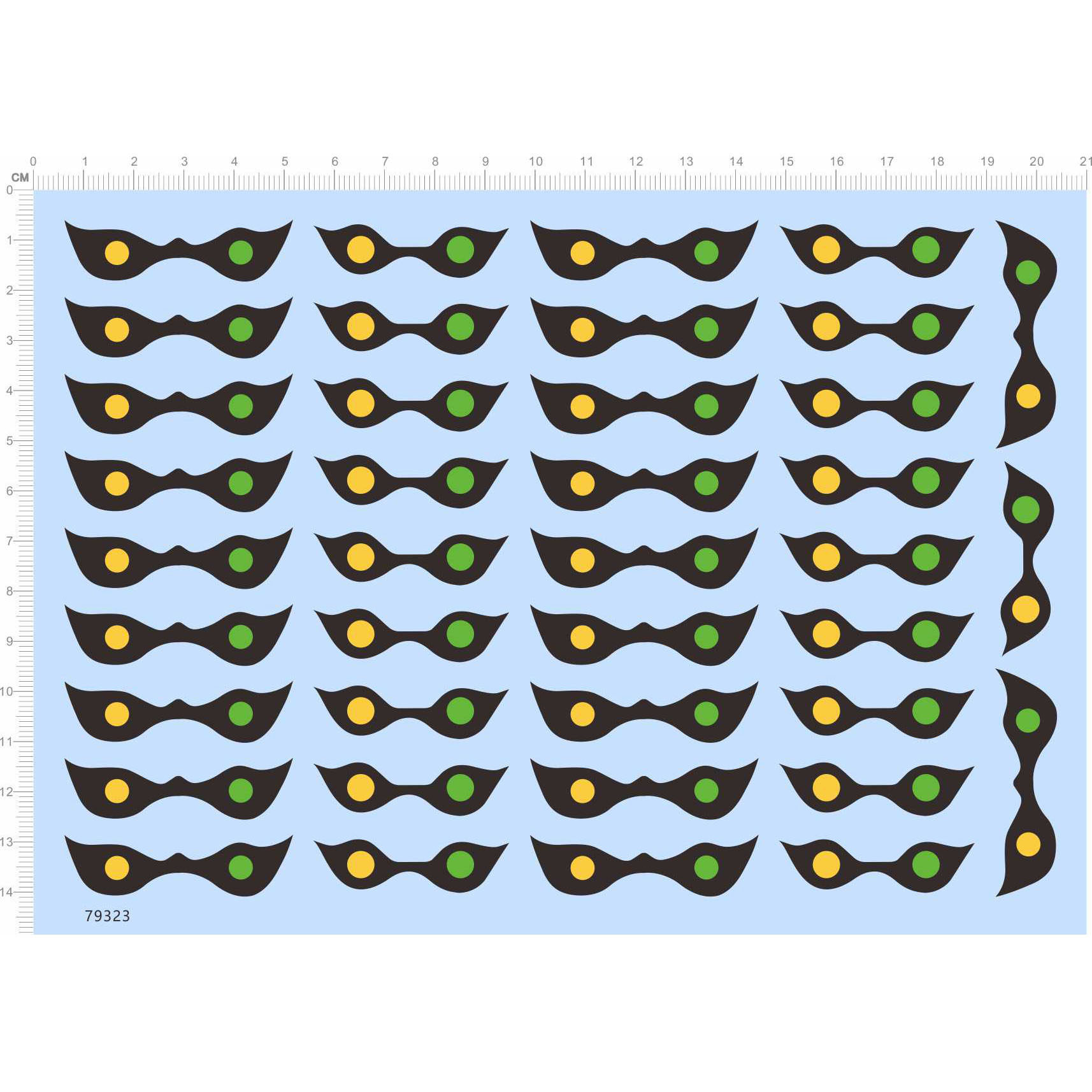 79323整版水贴 九尾狐 眼睛 手办模型定制打印2403可撕膜不干胶,3C数码配件,手机贴纸,淘宝优惠券,粉丝福利购,淘宝优惠卷