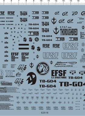62518-6E06 MG RX-78-4 4号机gd水贴111
