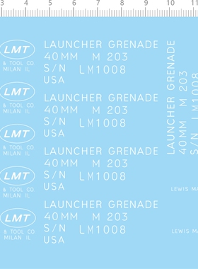 65935 LMT launcher grenade lewis machine milan il usa tool