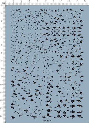 61437-9907 斑点狗泥泞斑痕斑点数码迷彩gd水贴纸111